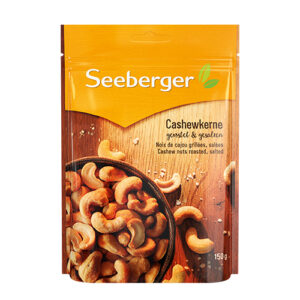 SEB. CASHEW NUTS ROASTED SALTED 12X150G